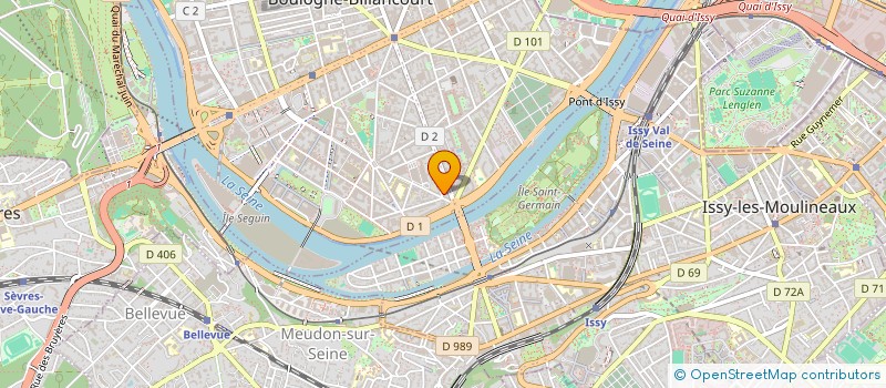 localisation de l'entreprise DTR ENTREPRISE à BOULOGNE-BILLANCOURT