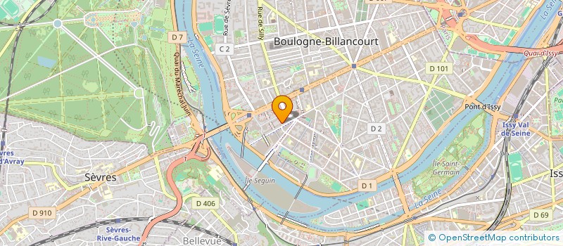localisation de l'entreprise DTR ENTREPRISE  BOULOGNE-BILLANCOURT