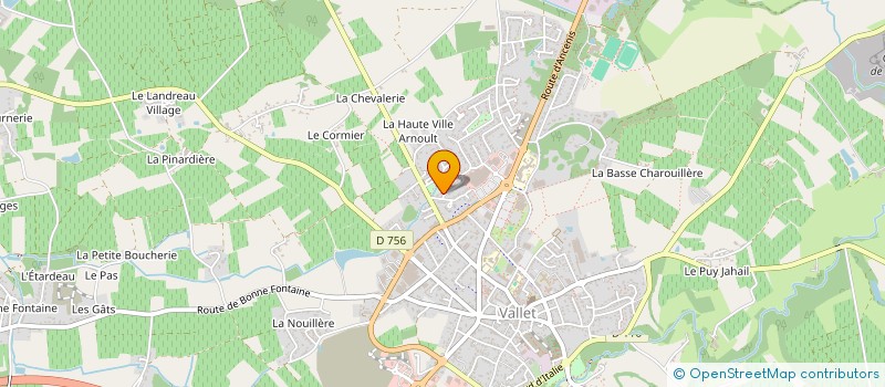 localisation de l'entreprise DTR SOLS INDUSTRIELS & MACONNERIE  VALLET