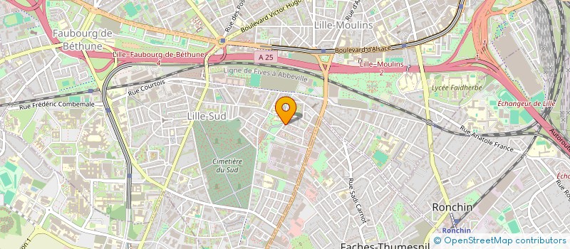 localisation de l'entreprise DTR TRANSPORTS  LILLE