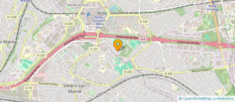 localisation de l'entreprise DTRI à NOISY-LE-GRAND