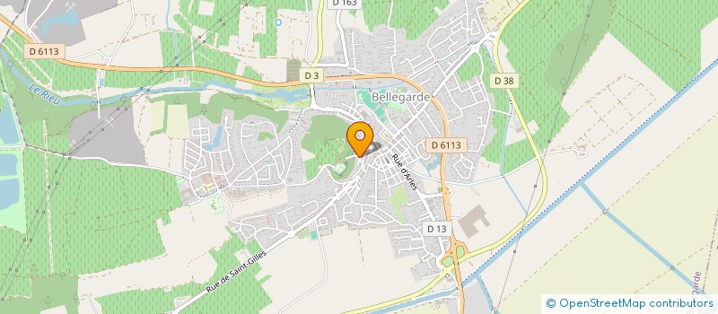 localisation de l'entreprise DTS  BELLEGARDE