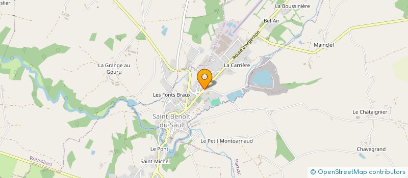 localisation de l'entreprise DTS DEVELOPPEMENT-TECHNIQUE-SERVICES à PARNAC