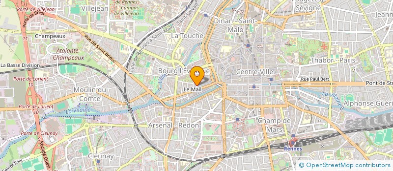 localisation de l'entreprise DTS PRODUCTION à RENNES