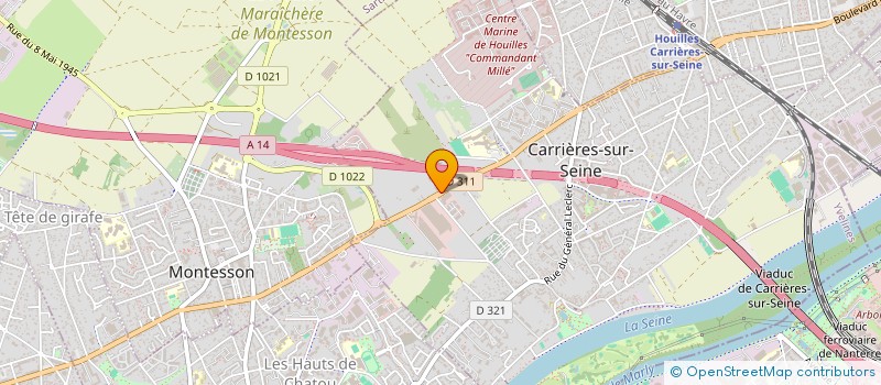 localisation de l'entreprise DTS-SECURITE  CARRIERES-SUR-SEINE
