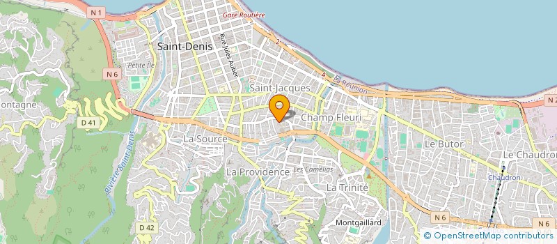 localisation de l'entreprise DTSI à SAINT-DENIS
