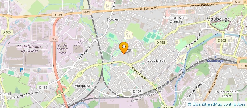 localisation de l'entreprise DTSI EUROPE  MAUBEUGE