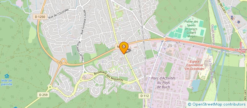 localisation de l'entreprise DTTK à LA TESTE-DE-BUCH