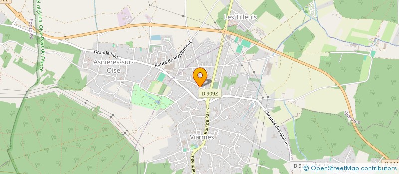 localisation de l'entreprise DTV SCI  VIARMES