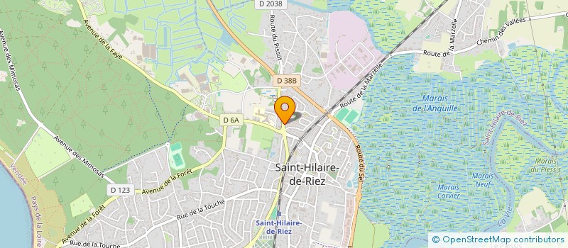 localisation de l'entreprise DTW à SAINT-HILAIRE-DE-RIEZ