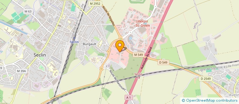 localisation de l'entreprise DTZ à SECLIN