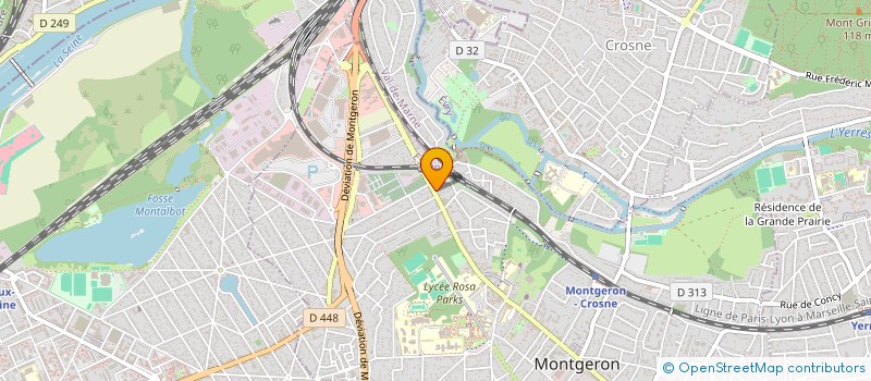 localisation de l'entreprise DU 1 RUE CHATEAUBRIAND à MONTGERON