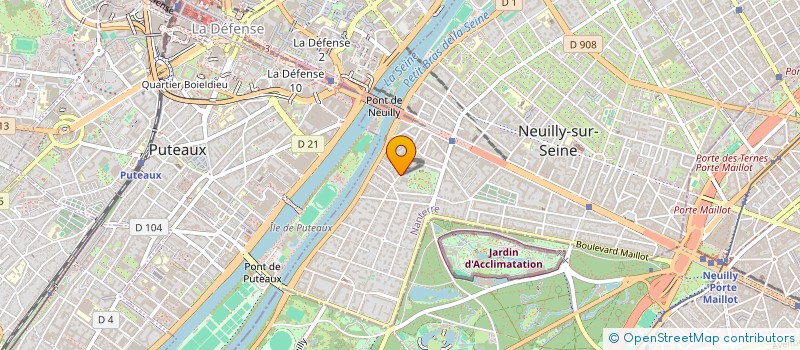 localisation de l'entreprise DU 1 RUE DE PARIS à NEUILLY-SUR-SEINE