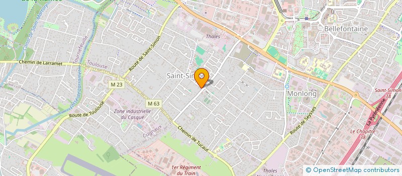 localisation de l'entreprise DU 1 RUE REGUELONGUE à TOULOUSE