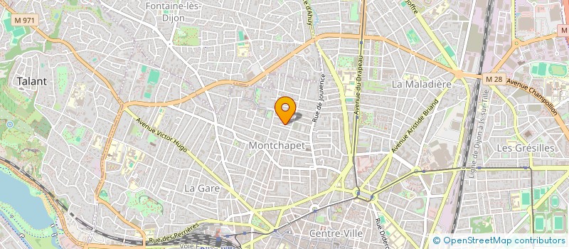 localisation de l'entreprise DU 10 à DIJON