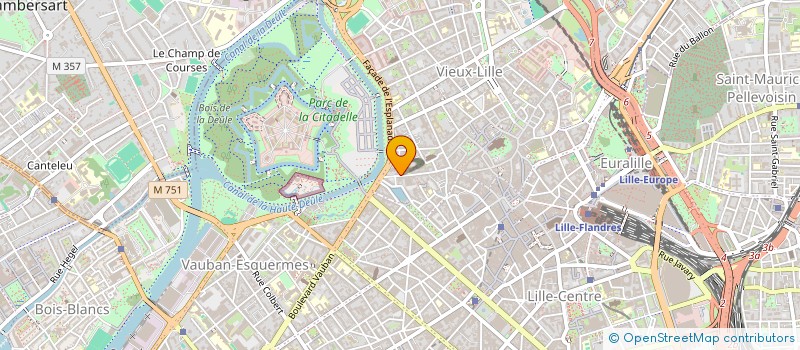 localisation de l'entreprise DU 10 NOVEMBRE à LILLE