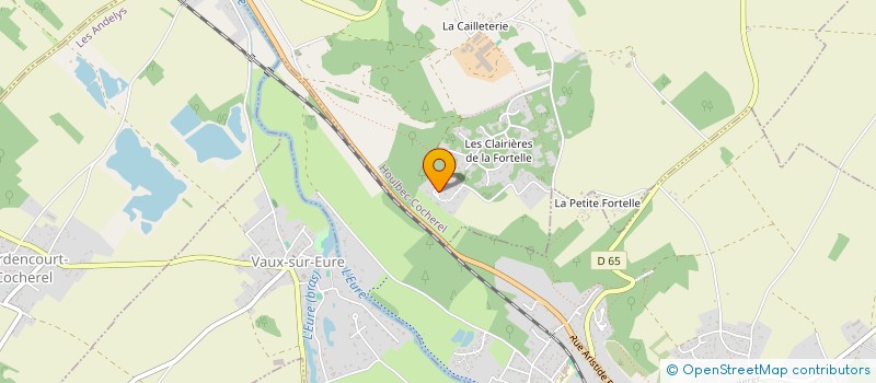 localisation de l'entreprise DU 10 RUE GUSTAVE ROUANET  HOULBEC-COCHEREL