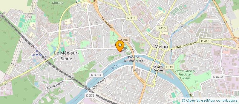 localisation de l'entreprise DU 10 RUE PIPE SOURIS à MELUN