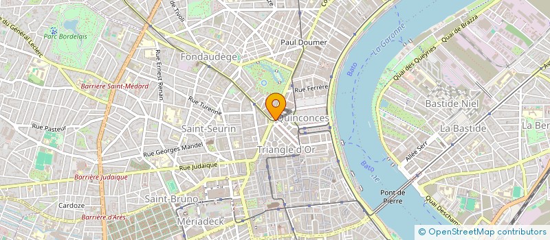 localisation de l'entreprise DU 11 PLACE TOURNY  BORDEAUX