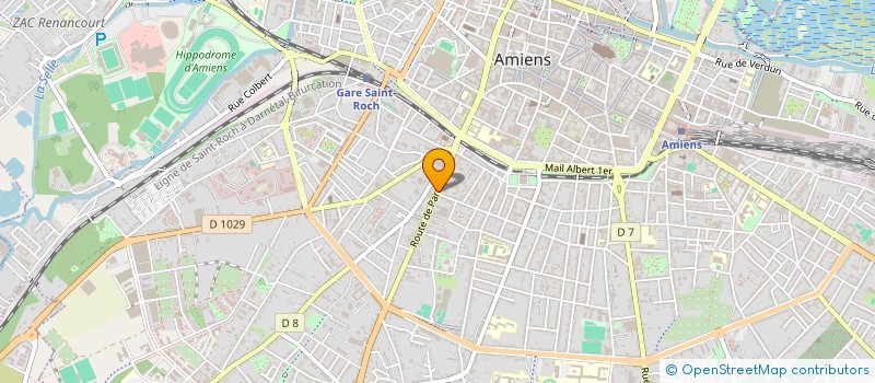 localisation de l'entreprise DU 11 RUE DE PARIS à AMIENS