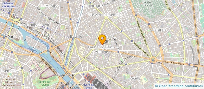 localisation de l'entreprise DU 13 R TROUSSEAU  PARIS