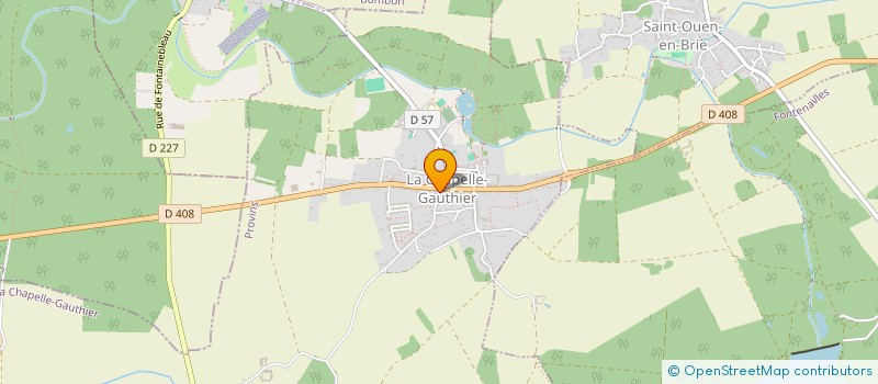 localisation de l'entreprise DU 13 RUE GRANVILLIERS  LA CHAPELLE-GAUTHIER