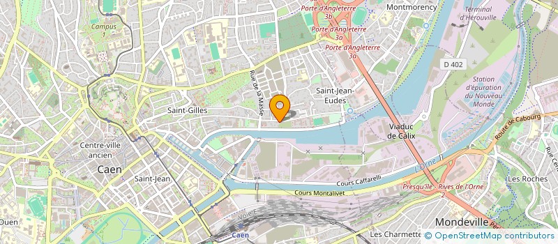 localisation de l'entreprise DU 130 RUE BASSE à CAEN