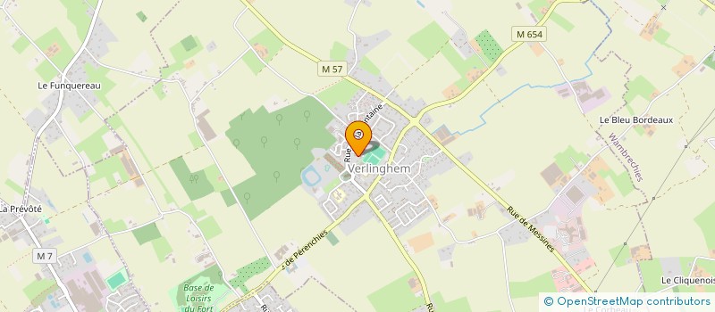 localisation de l'entreprise DU 14 LESSEPS  VERLINGHEM