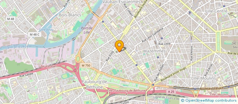 localisation de l'entreprise DU 14 PLACE GENEVIERES à LILLE