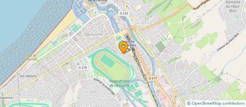 localisation de l'entreprise DU 15 MAI 2019 à DEAUVILLE