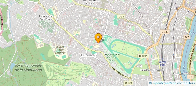 localisation de l'entreprise DU 153  RUEIL-MALMAISON
