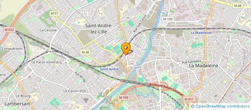 localisation de l'entreprise DU 16 BIS  SAINT-ANDRE-LEZ-LILLE