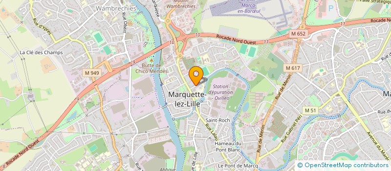 localisation de l'entreprise DU 17  MARQUETTE-LEZ-LILLE