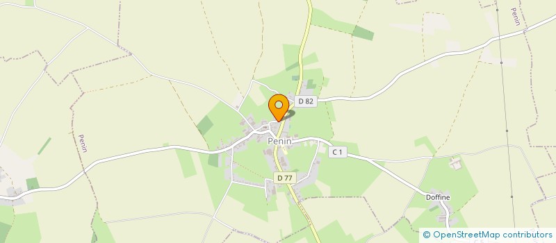 localisation de l'entreprise DU 18 BRUMAIRE  PENIN