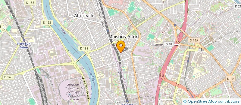 localisation de l'entreprise DU 21 RUE RODIER à MAISONS-ALFORT
