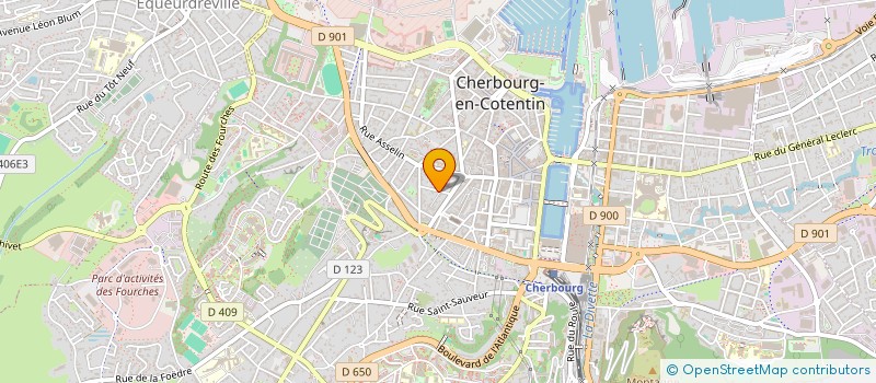 localisation de l'entreprise DU 22 à CHERBOURG-EN-COTENTIN