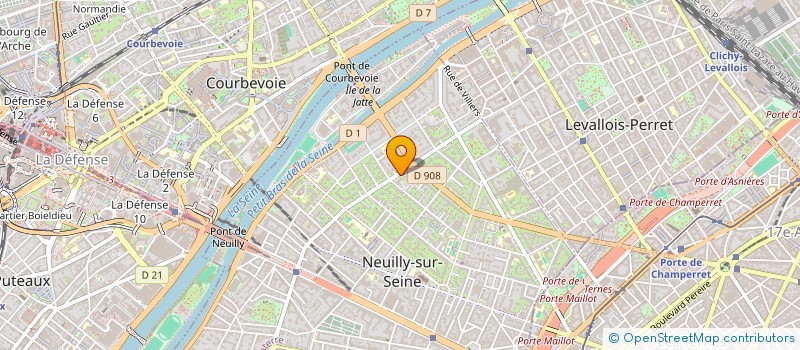 localisation de l'entreprise DU 22 BLD DU CHATEAU à NEUILLY-SUR-SEINE