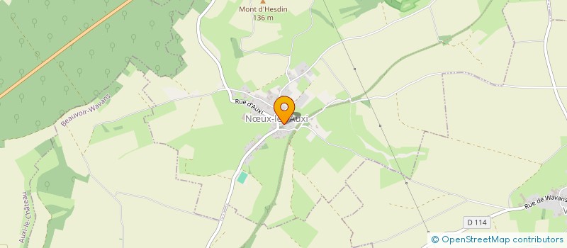 localisation de l'entreprise DU 23 RUE DES ORCHIDEES  NUX-LES-AUXI