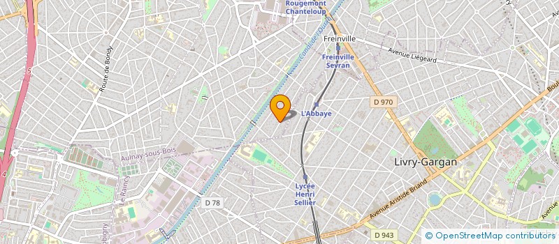 localisation de l'entreprise DU 24, ALLEE DE LA CHASSE à AULNAY-SOUS-BOIS
