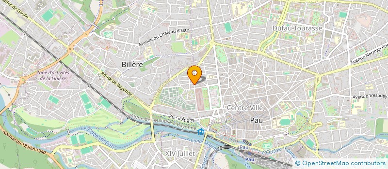 localisation de l'entreprise DU 24 OCTOBRE à PAU