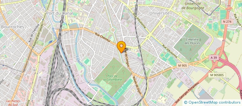 localisation de l'entreprise DU 26 AU 34 à DIJON