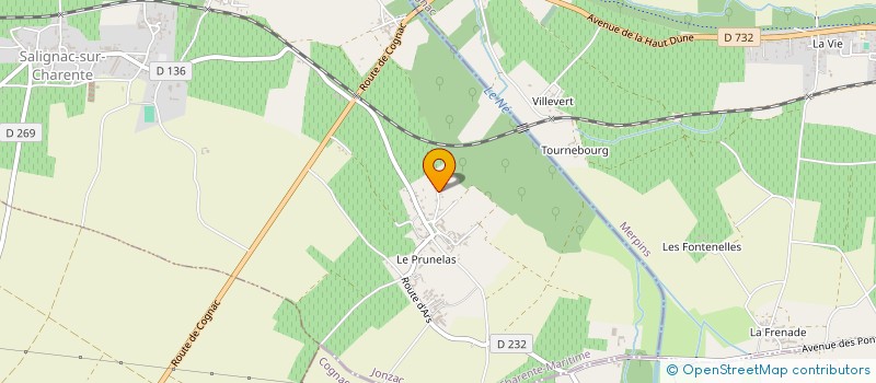 localisation de l'entreprise DU 26 AVRIL 2018  SALIGNAC-SUR-CHARENTE