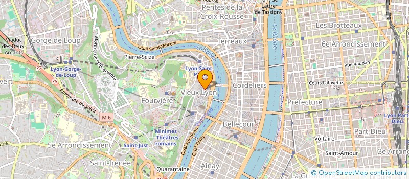 localisation de l'entreprise DU 27 RUE ST-JEAN  LYON