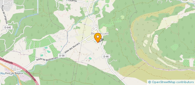 localisation de l'entreprise DU 28 AOUT  BEAURECUEIL