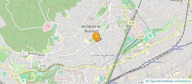 localisation de l'entreprise DU 29 31 AVENUE DU GENERAL LECLERC à VERRIERES-LE-BUISSON