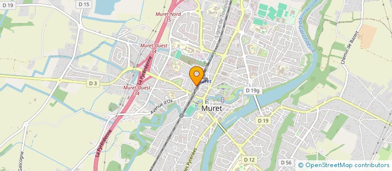 localisation de l'entreprise DU 29 RUE DES CROUZETTES  MURET