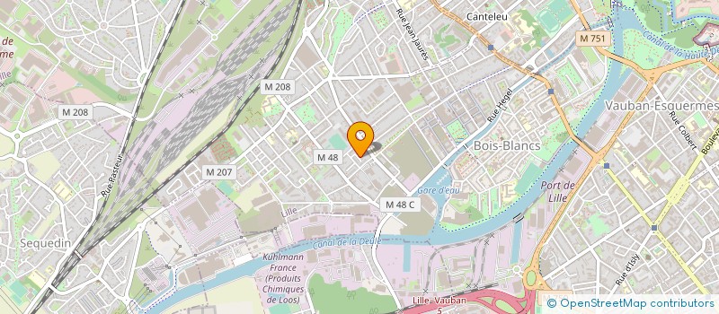 localisation de l'entreprise DU 32 PASSAGE DES ALOUETTES à LILLE