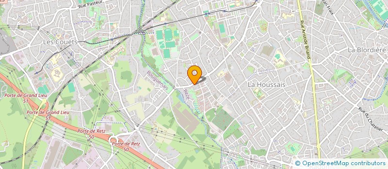 localisation de l'entreprise DU 33 BIS  REZE