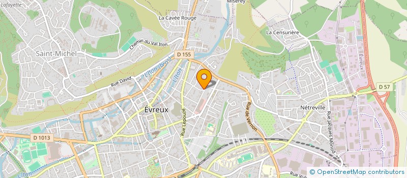 localisation de l'entreprise DU 37 39 RUE PASSOT  EVREUX