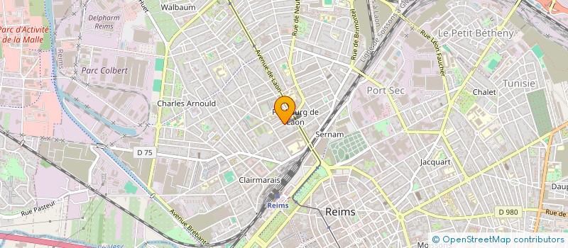 localisation de l'entreprise DU 4 RUE COLBERT  REIMS